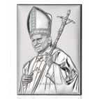 Dewocjonalia Obrazek srebrny Papież Jan Paweł II