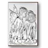 Süßes Silberbild Engel - zur Taufe, Kommunion, Jahr, Hochzeit GRAWER
