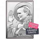 Silberbild Johannes Paul II. NEU!