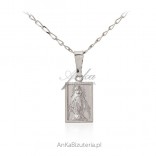 Silbermedaille Mother of God Miracle - Silber Rhodium
