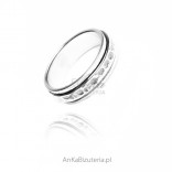 Silber ANTYSTES Ring - rotierend