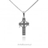 Silbernes keltisches Kreuz