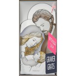 Bild der Heiligen Familie in Farbe 11 cm * 22 cm