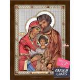Ikone der Heiligen Familie - Gemälde 16,5 cm * 21,5 cm