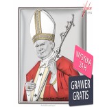 Johannes Paul II. - ein farbiges Silberbild