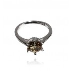 Srebrny pierścionek z pięknym kamieniem zmieniającym kolor SULTANIT