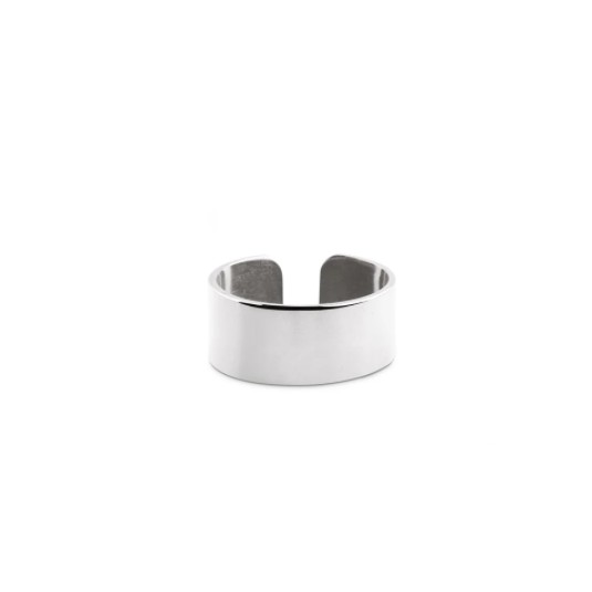 Srebrny pierścionek regulowany - prosta forma, oryginalny