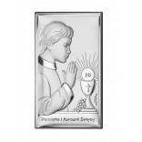 Devotionalien Souvenir der Erstkommunion für den Jungen 6,5 cm * 11 cm