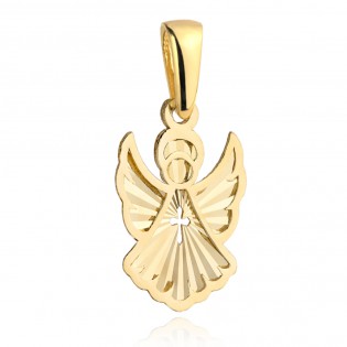 Aniołek złoty diamentowany pr. 585