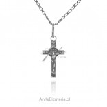 Benediktskreuz - kleines silbernes Kreuz