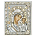 Ikone der Kasaner Madonna 12 cm / 16 cm