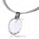 Michelle - Kunstschmuck - Silberkette mit Swarovski-Kristall